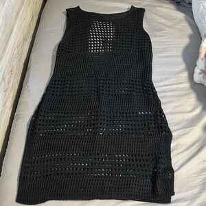 Black Crochet Swimsuit cover